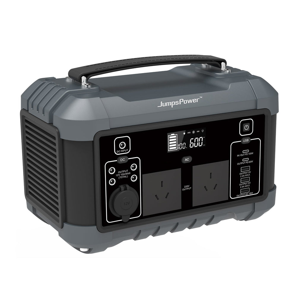 NNEDSZ 600W Portable Power Station JumpsPower Battery Charger 555Wh LED Light